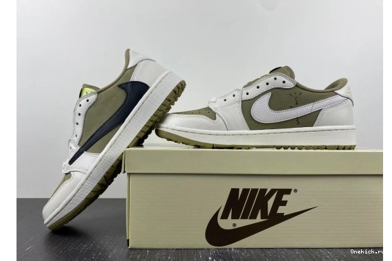 FZ3124-200 Olive 112 ModernLook Low Retro Neutral Golf Jordan Scott 1 Travis 0610